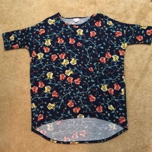 Rose print Lularoe Irma
